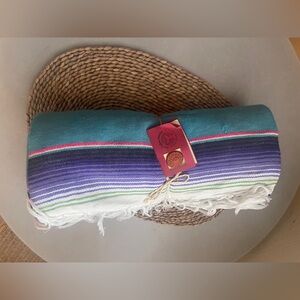 Striped Multicolor Beach Blanket